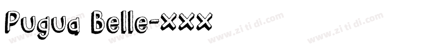 Pugua Belle字体转换